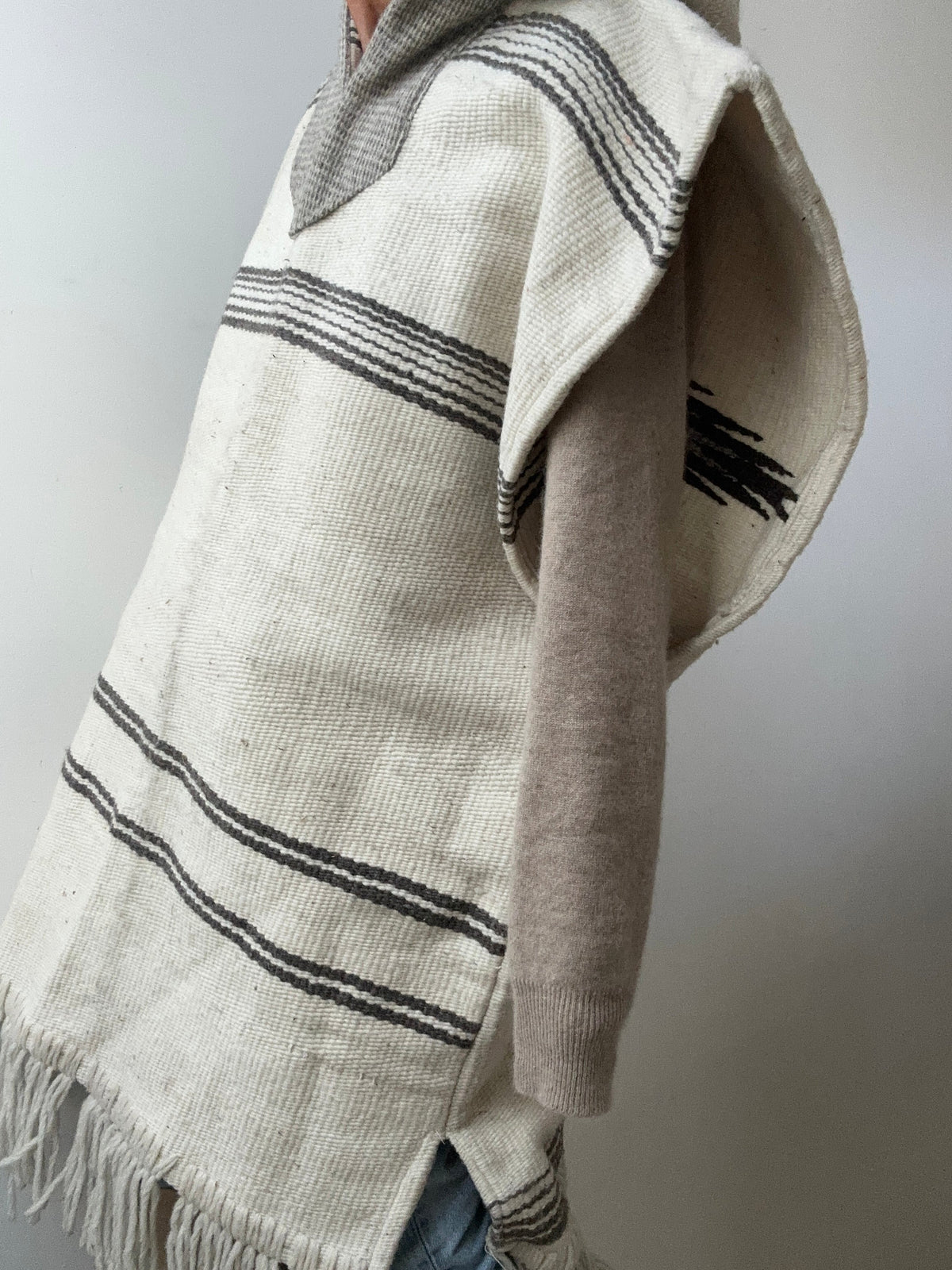 Wool Mexican Poncho Jetsetbohemian